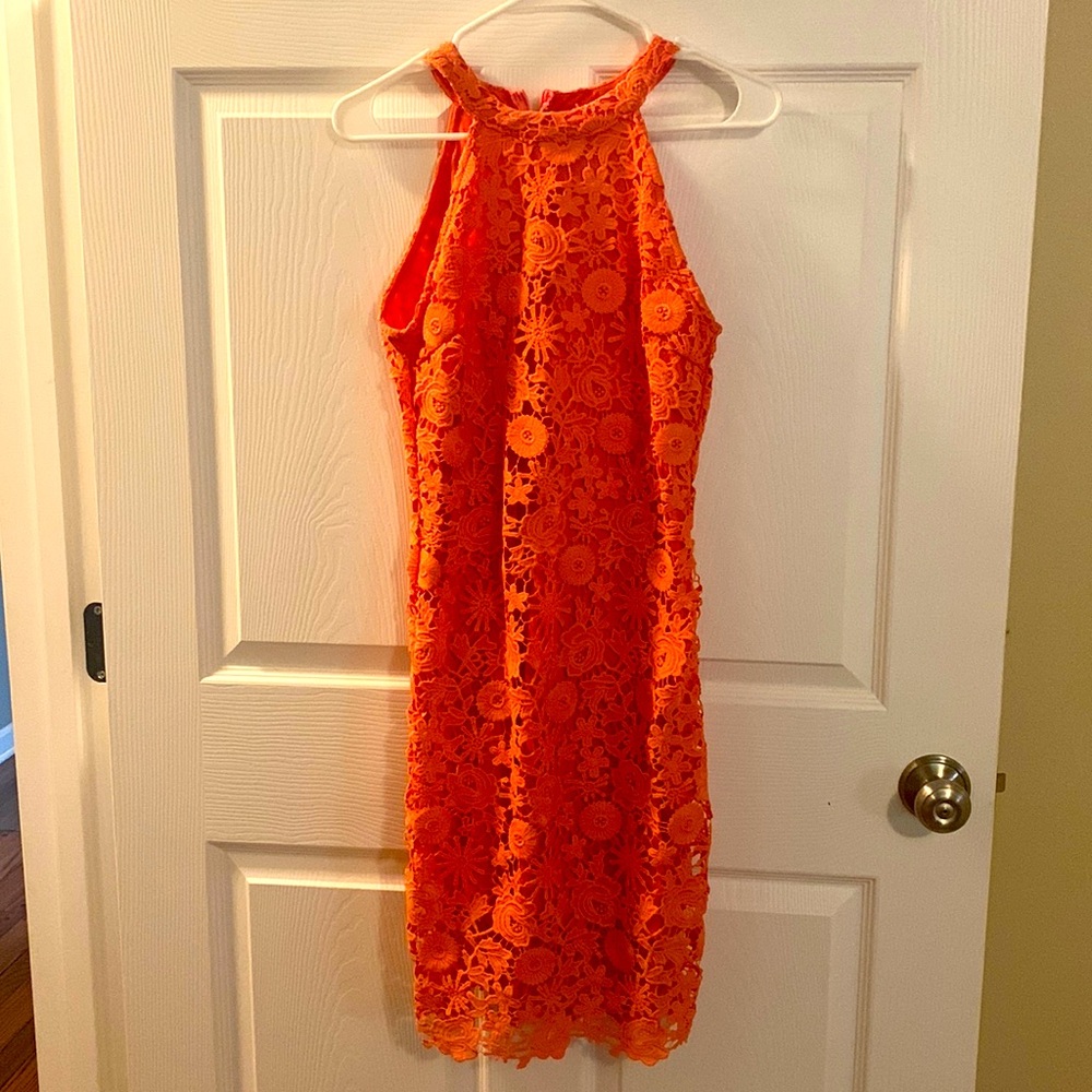 Pink Lilly- coral dress